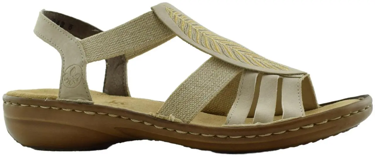 Купить 608C0-62 RIEKER Босоножки женские за 4 380 руб. в интернет-магазине Дом Обуви