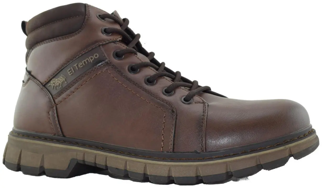 Купить FL747_B1861-3-W_BROWN  EL TEMPO Ботинки мужские за 5 570 руб. в интернет-магазине Дом Обуви