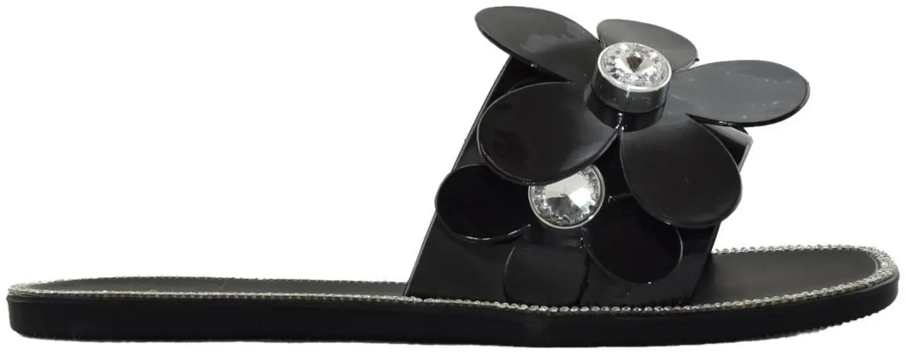 Купить 1040-251 black GlamForever Сланцы женские за 1 790 руб. в интернет-магазине Дом Обуви