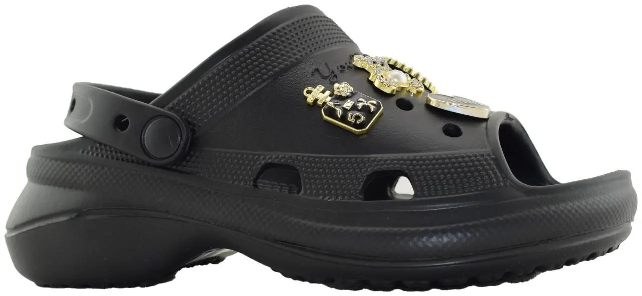 Купить 3006-241 black GLAMFOREVER Кроксы женские за 2 340 руб. в интернет-магазине Дом Обуви