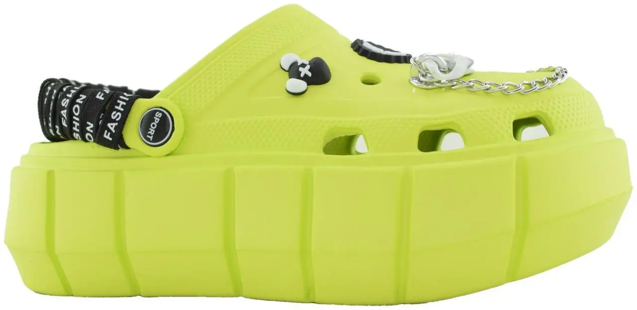 Купить 9800-231 green GLAMFOREVER Кроксы женские за 2 530 руб. в интернет-магазине Дом Обуви