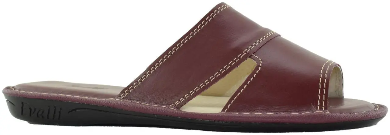 Купить 04-002 LILU Бордовый Evalli Home Тапочки женские за 2 500 руб. в интернет-магазине Дом Обуви