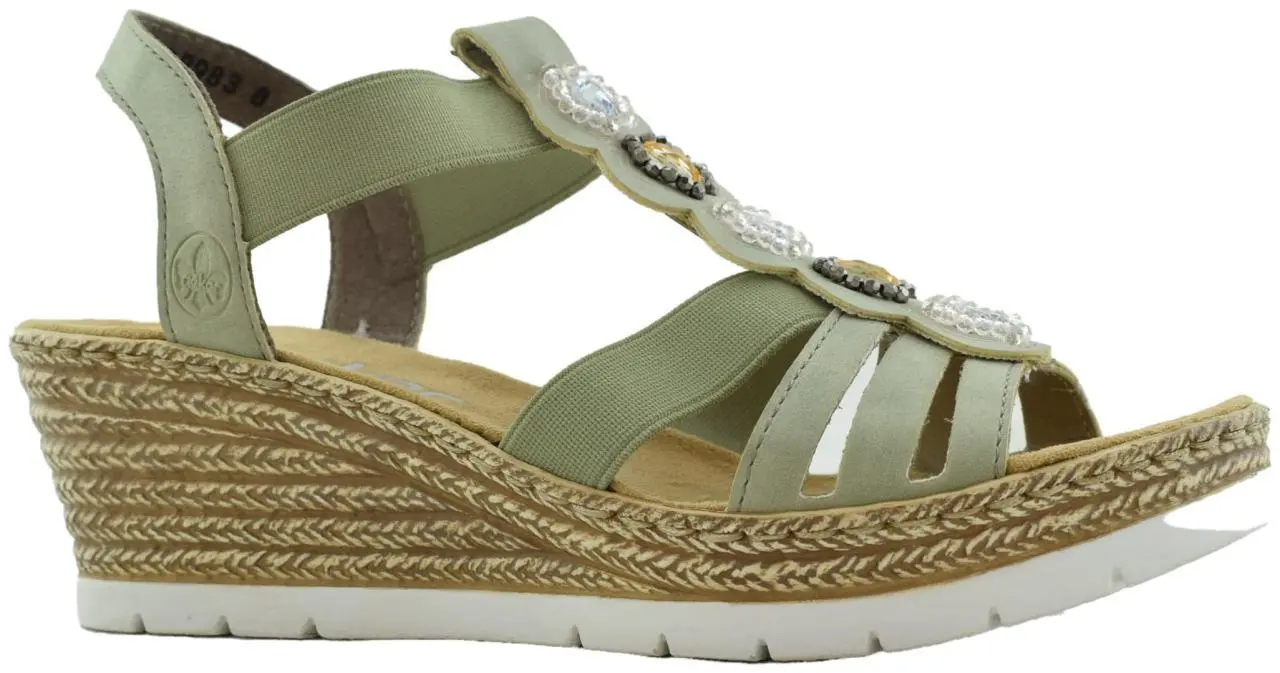 Купить 619B2-52 RIEKER Босоножки женские за 4 730 руб. в интернет-магазине Дом Обуви