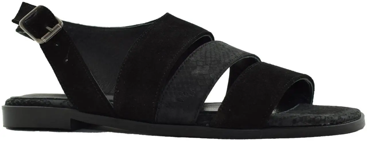 Купить 284-20004-BLACK SUEDE SM SandM Босоножки женские  за 2 680 руб. в интернет-магазине Дом Обуви