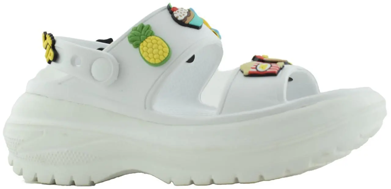 Купить 1001-231 white GlamForever Кроксы женские за 1 670 руб. в интернет-магазине Дом Обуви