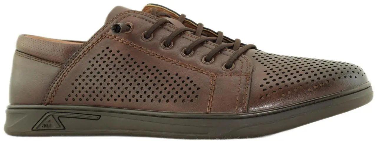 Купить FL593_D2301-3_BROWN EL TEMPO Кеды мужские за 3 750 руб. в интернет-магазине Дом Обуви