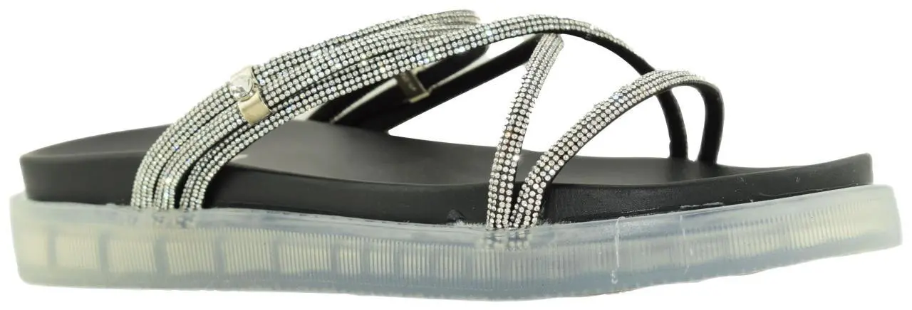 Купить 1741-211 black GlamForever Босоножки женские за 1 450 руб. в интернет-магазине Дом Обуви