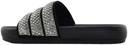 Купить 1097-251 black GlamForever Сланцы женские за 1 830 руб. в интернет-магазине Дом Обуви