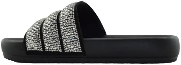 Купить 1097-251 black GlamForever Сланцы женские за 1 830 руб. в интернет-магазине Дом Обуви