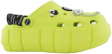Купить 9800-231 green GLAMFOREVER Кроксы женские за 2 530 руб. в интернет-магазине Дом Обуви