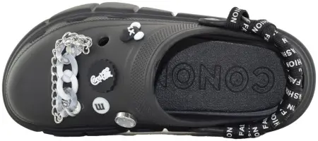 Купить 9800-231 black GLAMFOREVER Кроксы женские за 2 530 руб. в интернет-магазине Дом Обуви