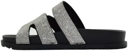 Купить 3057-251 black GlamForever Сланцы женские за 2 340 руб. в интернет-магазине Дом Обуви