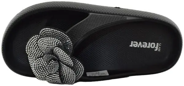 Купить 3065-251 black GlamForever Сланцы женские за 1 990 руб. в интернет-магазине Дом Обуви