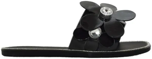 Купить 1040-251 black GlamForever Сланцы женские за 1 790 руб. в интернет-магазине Дом Обуви