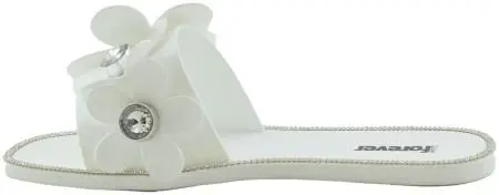 Купить 1040-251 White GlamForever Сланцы женские за 1 790 руб. в интернет-магазине Дом Обуви