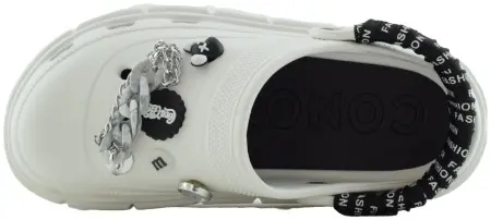 Купить 9800-231 white GLAMFOREVER Кроксы женские за 2 530 руб. в интернет-магазине Дом Обуви