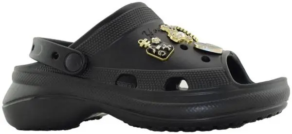 Купить 3006-241 black GLAMFOREVER Кроксы женские за 2 340 руб. в интернет-магазине Дом Обуви