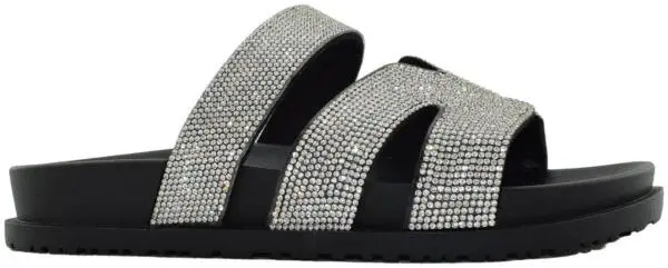 Купить 3057-251 black GlamForever Сланцы женские за 2 340 руб. в интернет-магазине Дом Обуви