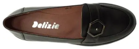 Купить 204 (черн.кожа) Delizia Лоферы женские за 1 880 руб. в интернет-магазине Дом Обуви