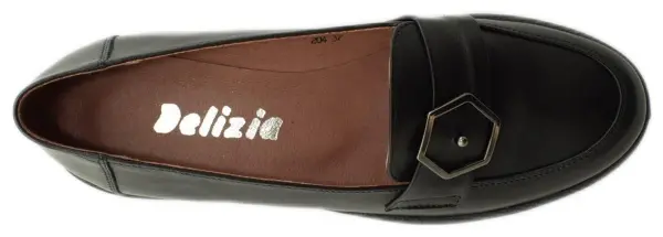 Купить 204 (черн.кожа) Delizia Лоферы женские за 1 880 руб. в интернет-магазине Дом Обуви