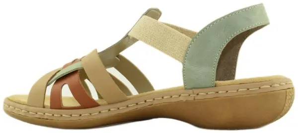 Купить 65918-52 RIEKER Босоножки женские за 4 380 руб. в интернет-магазине Дом Обуви