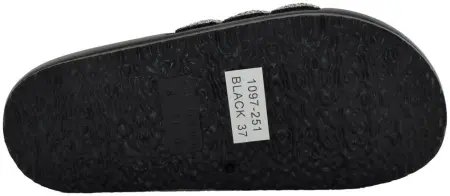 Купить 1097-251 black GlamForever Сланцы женские за 1 830 руб. в интернет-магазине Дом Обуви