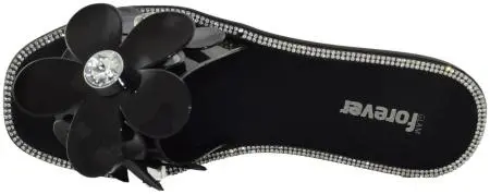 Купить 1040-251 black GlamForever Сланцы женские за 1 790 руб. в интернет-магазине Дом Обуви