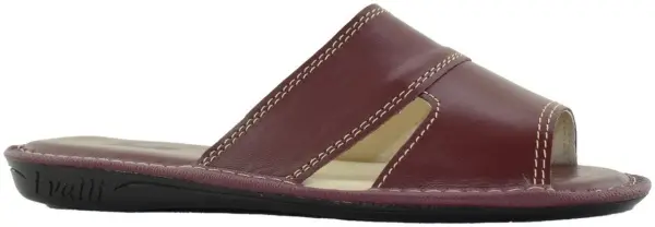 Купить 04-002 LILU Бордовый Evalli Home Тапочки женские за 2 500 руб. в интернет-магазине Дом Обуви