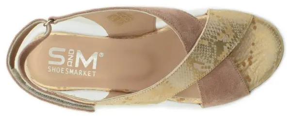 Купить 284-20036-POWDER SNAKE COMB SM SandM Босоножки женские  за 2 900 руб. в интернет-магазине Дом Обуви