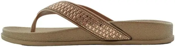 Купить 2058-251 brown GlamForever Сланцы женские за 1 700 руб. в интернет-магазине Дом Обуви