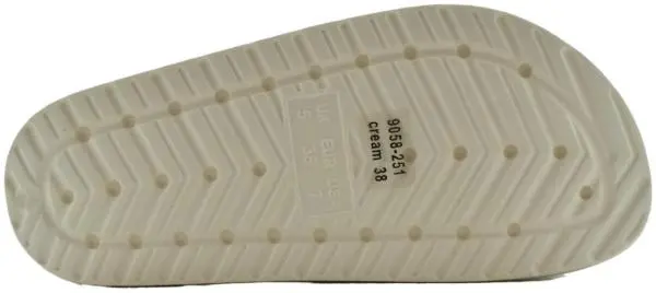 Купить 9058-251 cream GlamForever Сланцы женские за 2 050 руб. в интернет-магазине Дом Обуви