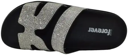 Купить 3057-251 black GlamForever Сланцы женские за 2 340 руб. в интернет-магазине Дом Обуви