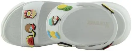 Купить 1001-231 white GlamForever Кроксы женские за 1 670 руб. в интернет-магазине Дом Обуви