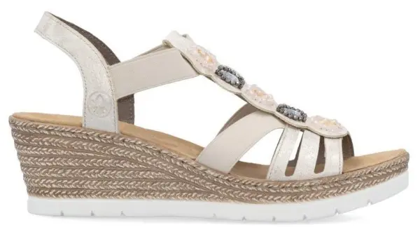 Купить 619B2-60 RIEKER Босоножки женские за 6 750 руб. в интернет-магазине Дом Обуви
