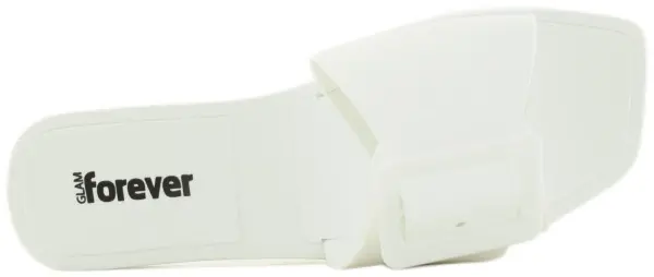 Купить 5301-231 white GlamForever Шлепанцы женские за 1 290 руб. в интернет-магазине Дом Обуви