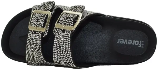 Купить 3128-251 black GlamForever Сланцы женские за 2 340 руб. в интернет-магазине Дом Обуви