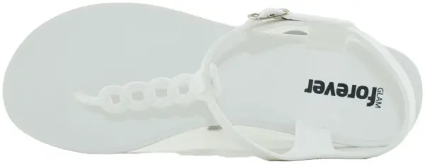 Купить 1009-221 white GLAMFOREVER Сандалии женские за 1 940 руб. в интернет-магазине Дом Обуви