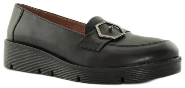 Купить 204 (черн.кожа) Delizia Лоферы женские за 1 880 руб. в интернет-магазине Дом Обуви