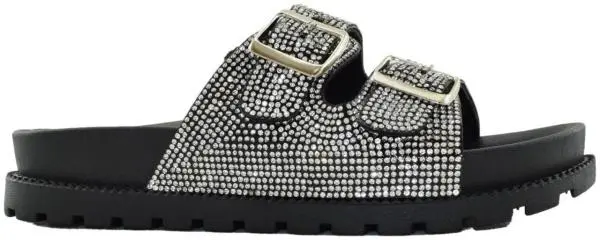 Купить 3128-251 black GlamForever Сланцы женские за 2 340 руб. в интернет-магазине Дом Обуви