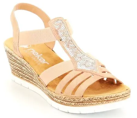 Купить 61913-31 RIEKER Босоножки женские за 6 750 руб. в интернет-магазине Дом Обуви