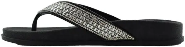 Купить 2058-251 black GlamForever Сланцы женские за 1 700 руб. в интернет-магазине Дом Обуви