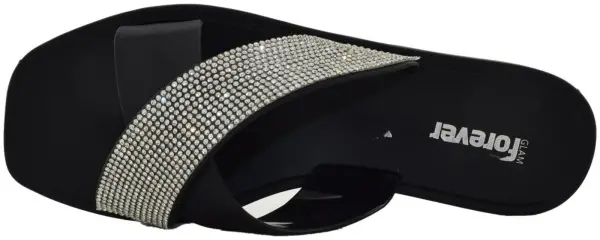 Купить 1099-251 black GlamForever Сланцы женские за 1 490 руб. в интернет-магазине Дом Обуви