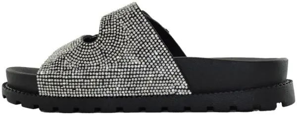 Купить 3128-251 black GlamForever Сланцы женские за 2 340 руб. в интернет-магазине Дом Обуви