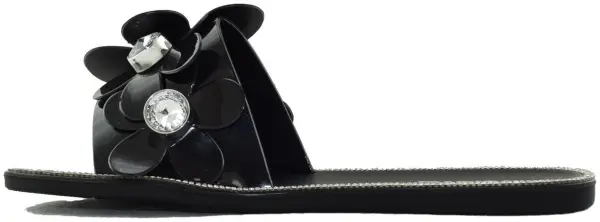 Купить 1040-251 black GlamForever Сланцы женские за 1 790 руб. в интернет-магазине Дом Обуви