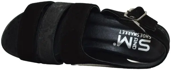 Купить 284-20004-BLACK SUEDE SM SandM Босоножки женские  за 2 680 руб. в интернет-магазине Дом Обуви