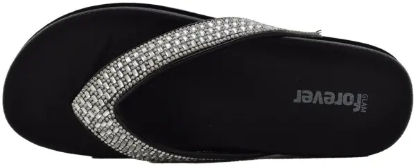 Купить 2058-251 black GlamForever Сланцы женские за 1 700 руб. в интернет-магазине Дом Обуви