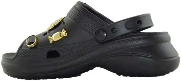 Купить 3006-241 black GLAMFOREVER Кроксы женские за 2 340 руб. в интернет-магазине Дом Обуви