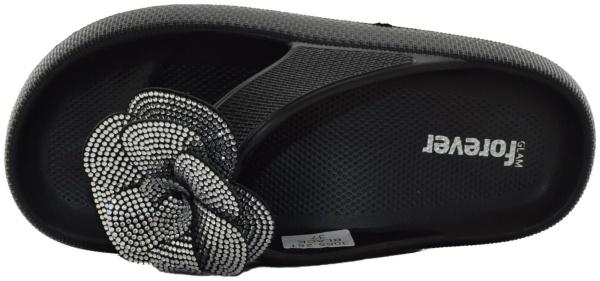 Купить 3065-251 black GlamForever Сланцы женские за 1 990 руб. в интернет-магазине Дом Обуви