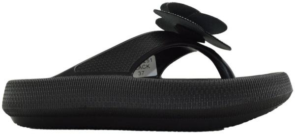 Купить 3065-251 black GlamForever Сланцы женские за 1 990 руб. в интернет-магазине Дом Обуви