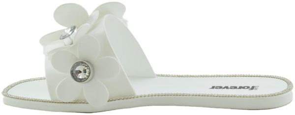 Купить 1040-251 White GlamForever Сланцы женские за 1 790 руб. в интернет-магазине Дом Обуви